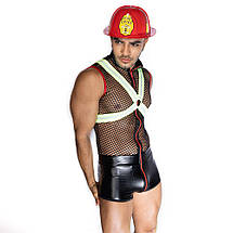 Чоловічий еротичний костюм пожежника JSY 9152 One Size, фото 3