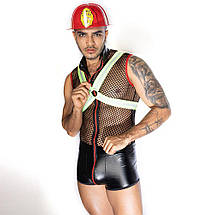 Чоловічий еротичний костюм пожежника JSY 9152 One Size, фото 4