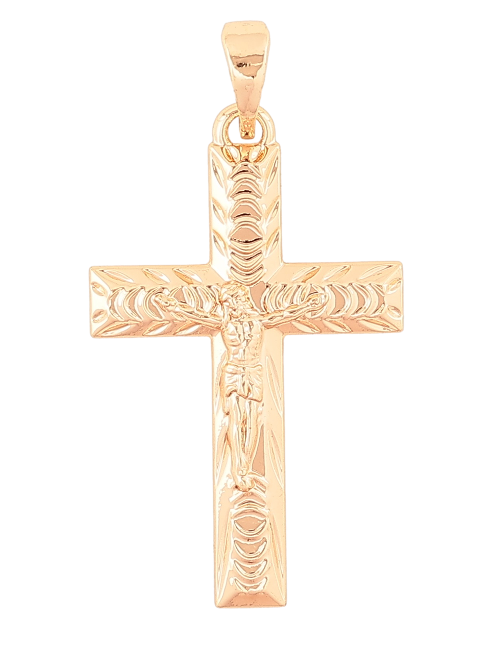 Кулон Xuping M&L Колір 18K «Хрест з Розп'яттям» для ланцюжка до 5мм, фото 1