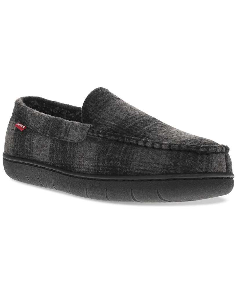 Чоловічі капці Fields Levi's на хутрі 44-45 (11-12 US) 30 см Сірий 1159827193