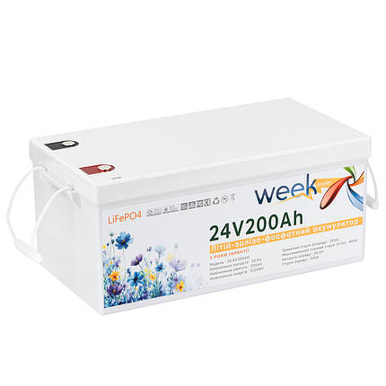 Акумулятор Weekender LiFeP04 напруга 25.6 V ємність 200 Ah, фото 1