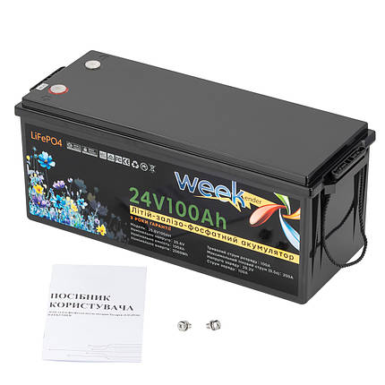 Акумулятор Weekender LiFeP04 напруга 25.6 V ємність 100 Аh без дисплея, фото 3