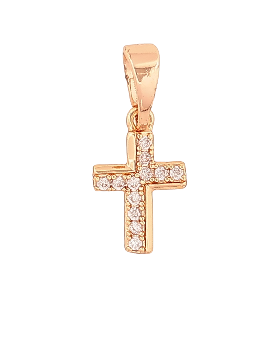 Кулон Xuping M&L Колір 18K «Хрест з кристалами» для ланцюжка до 5мм, фото 1