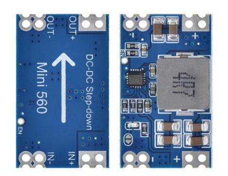 Mini560pro понижувальний перетворювач 4A DC-DC 5V вх 7-32В