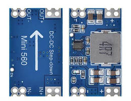 Mini560pro понижувальний перетворювач 4A DC-DC 5V вх 7-32В