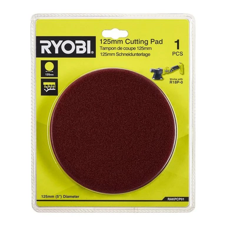 Круг полірувальний Ryobi RAKPCP01 (130/150мм, поролоновий на липучці, Heavy Cut)