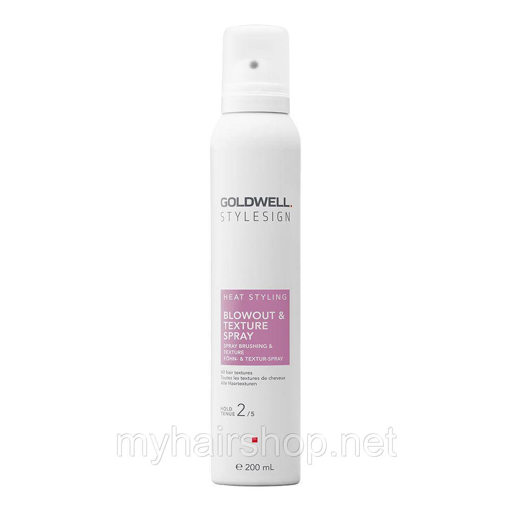 Спрей для об'єму та текстури Goldwell StyleSign Heat Styling Blowout & Texture Spray 200 мл, фото 1