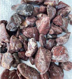 Декоративний Камінь Червона Мармурова галька 10-20 мм 1л, фото 2