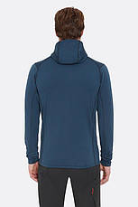 Чоловіча флісова кофта Rab Superflux Hoody, Tempest Blue, L (QFG-13-TMB-LRG), фото 3
