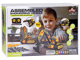 Радіокеровані іграшки. Будівельні машини з дистанційним керуванням 176 деталей