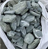 Декоративний Камінь Зелена Мармурова галька 20-40 мм 1л, фото 2