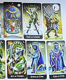 Набір книги та мапи Таро Божевільного Місяця, Deviant Moon Tarot, з мішечком, фото 7