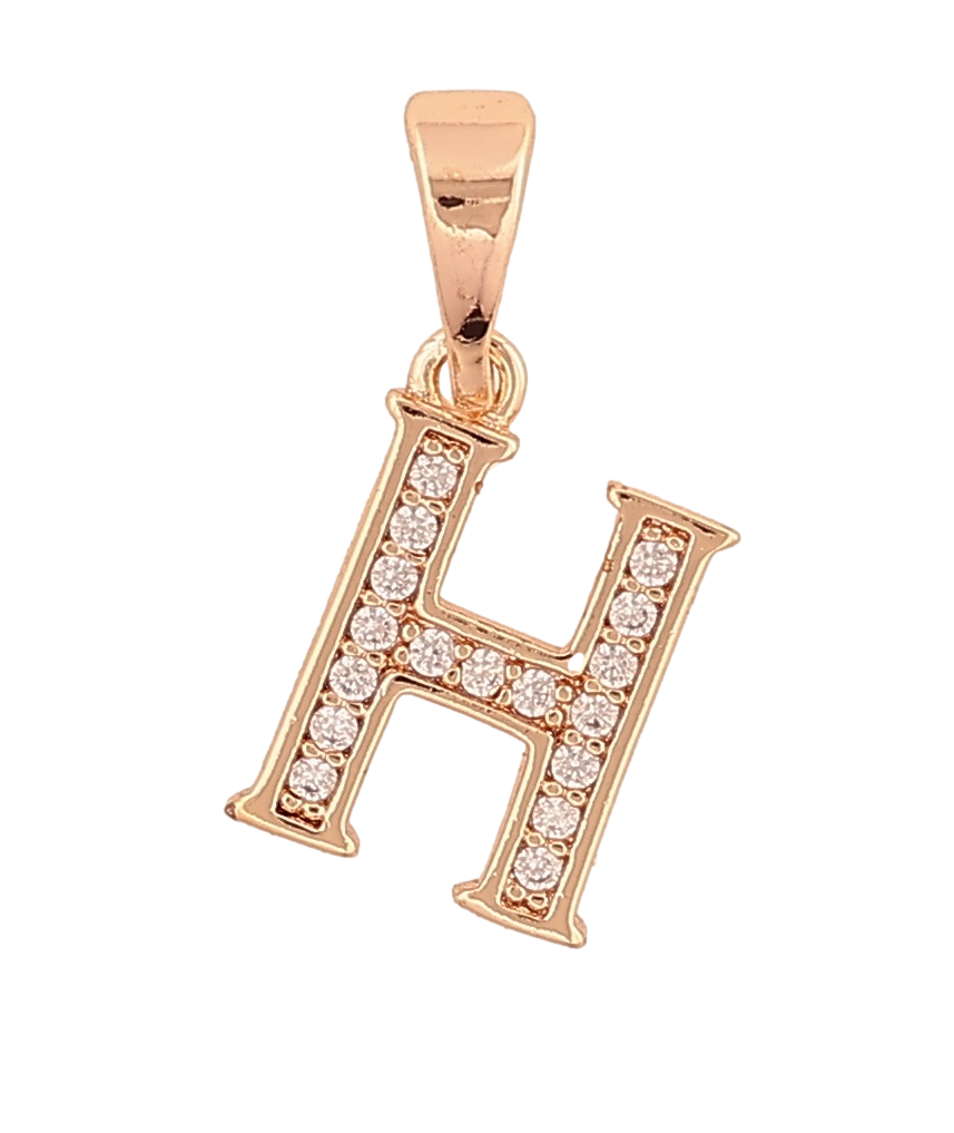 Кулон Xuping M&L Колір 18K "Літера Н" для ланцюжка до 5мм, фото 1