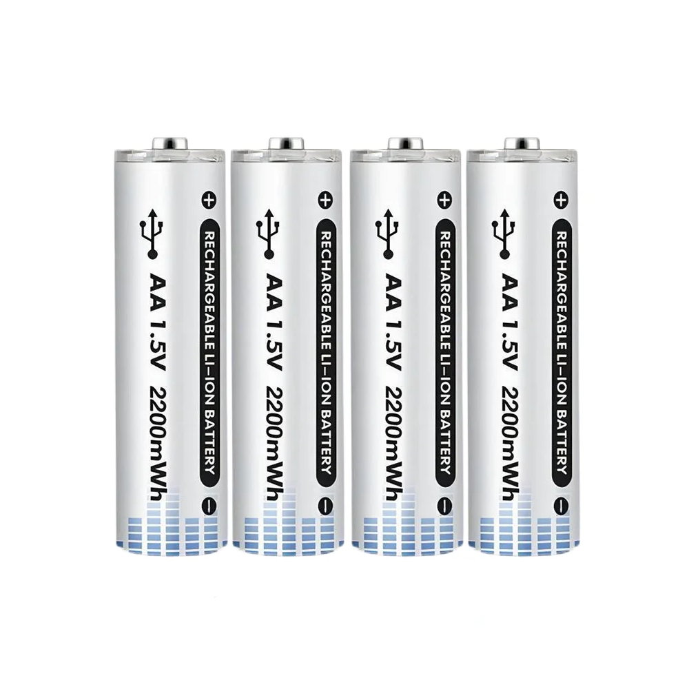 Акумуляторна батарея Type-C Hormmar AA 1.5V 2200 mWh (4 шт в комплекті)