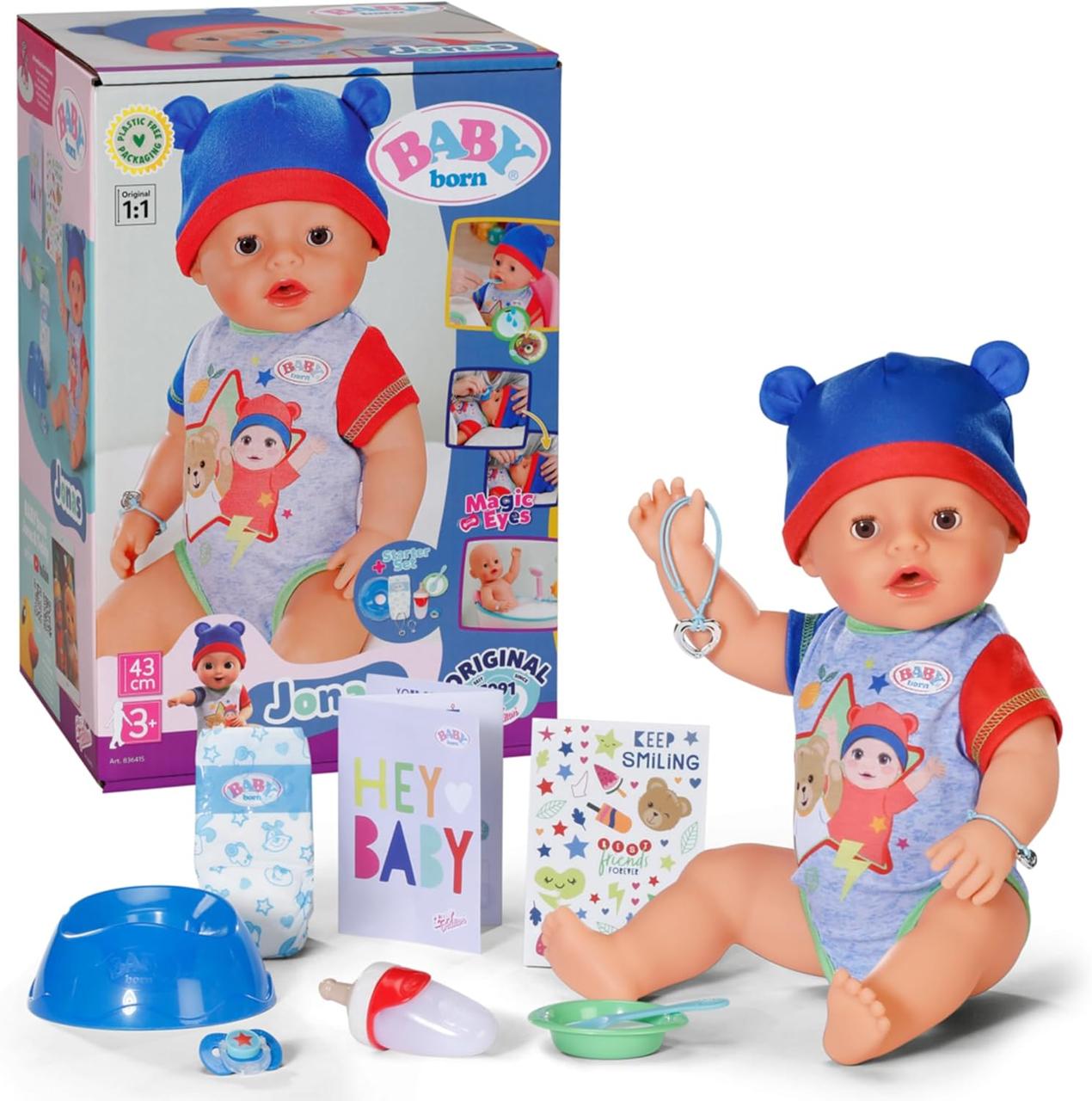 Лялька Baby Born Jonas - хлопчик Джонас 43 см Zap Creation 834848, фото 1