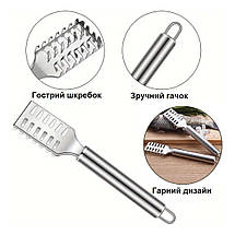 Рибочистка KitchenWare з нержавіючої сталі, фото 3
