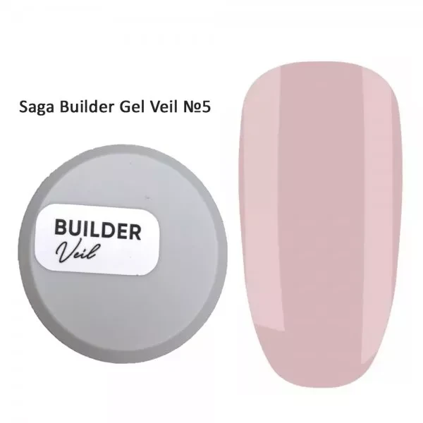 SAGA BUILDER GEL VEIL №05, 30 ML, фото 1