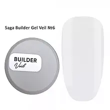 SAGA BUILDER GEL VEIL №06, 15 ML