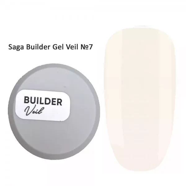 SAGA BUILDER GEL VEIL №07, 30 ML, фото 1