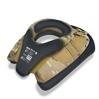 Захист шиї mod. 1 з балістичним пакетом 2 клас захисту Militex Multicam