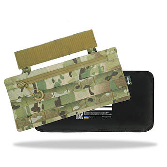 Захист живота (кишківник) з балістичним пакетом 2 клас захисту Militex cordura USA Multicam
