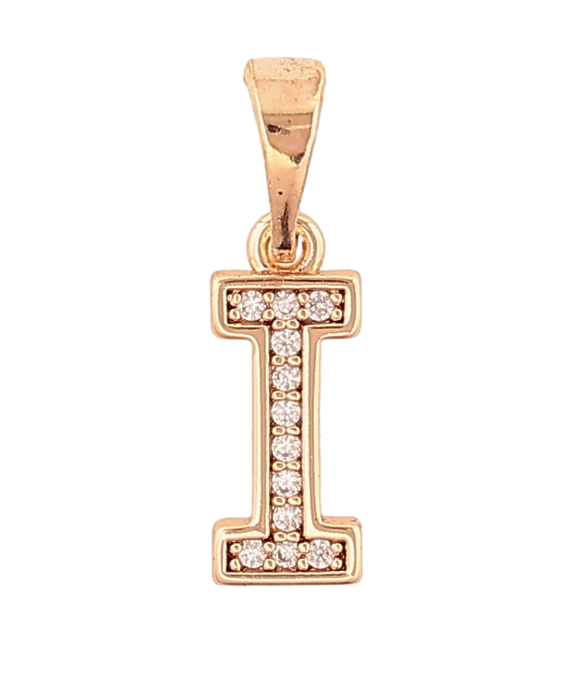 Кулон Xuping M&L Колір 18K "Літера I" для ланцюжка до 5мм, фото 1