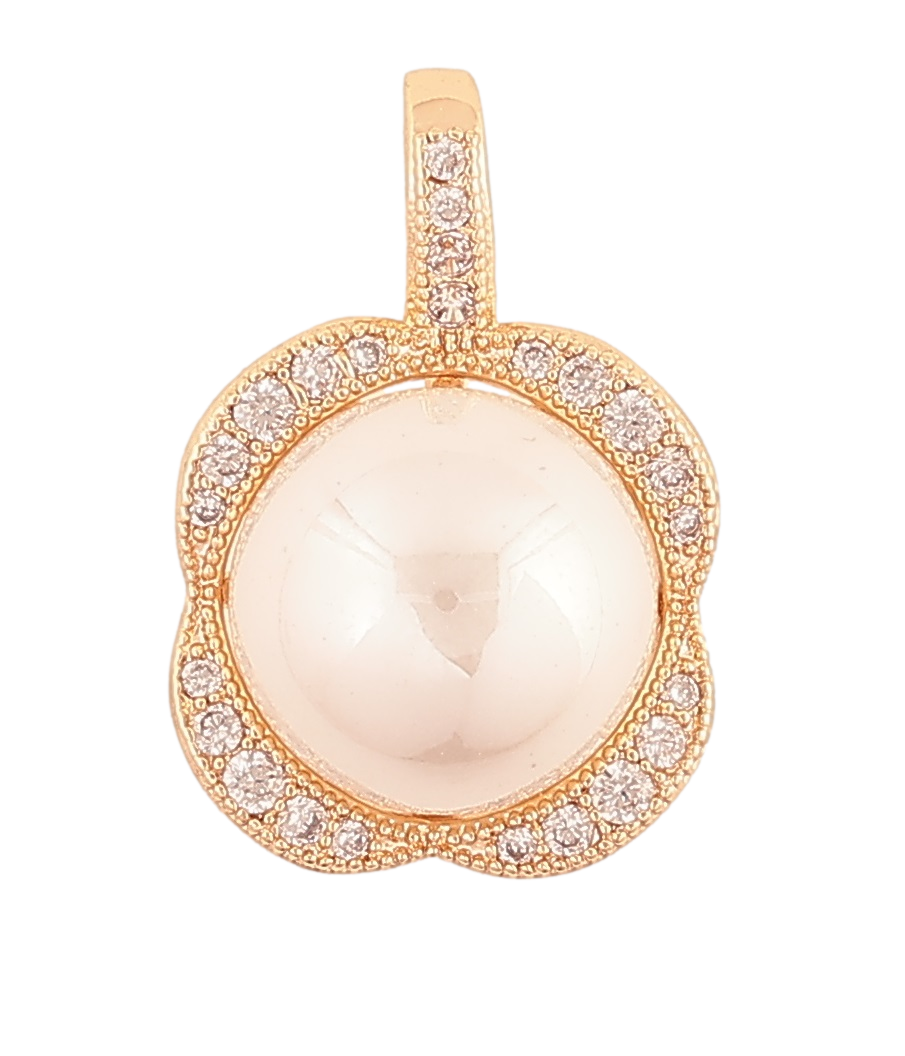 Кулон Xuping M&L Колір 18K "Перлинна квітка» для ланцюжка до 4 мм, фото 1