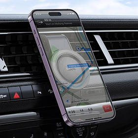 Тримач для телефона в автомобіль Hoco H59, чорно-сірий