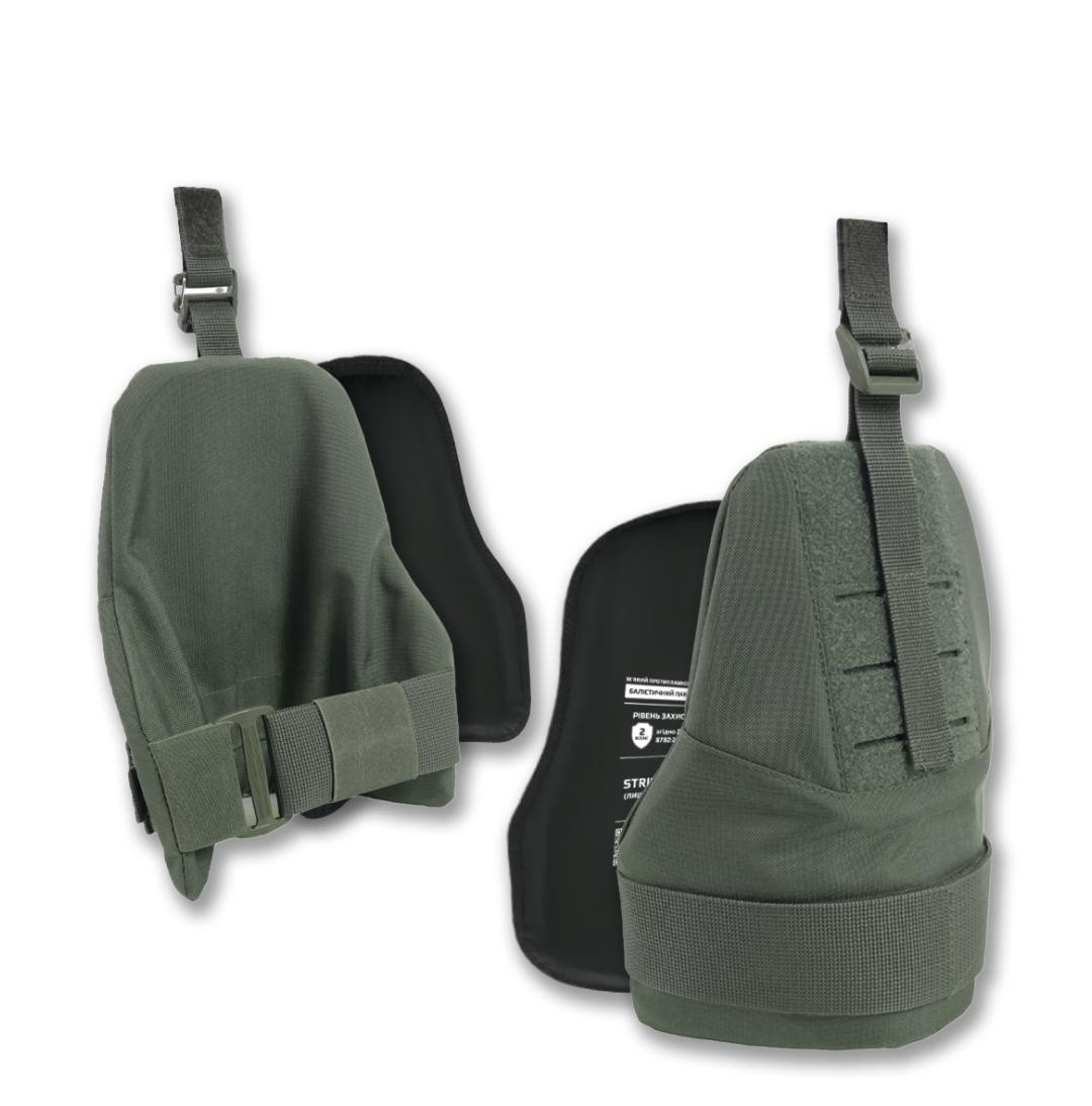 Захист плечей Kiborg з балістичним захистом 2 клас Militex Хакі, фото 1