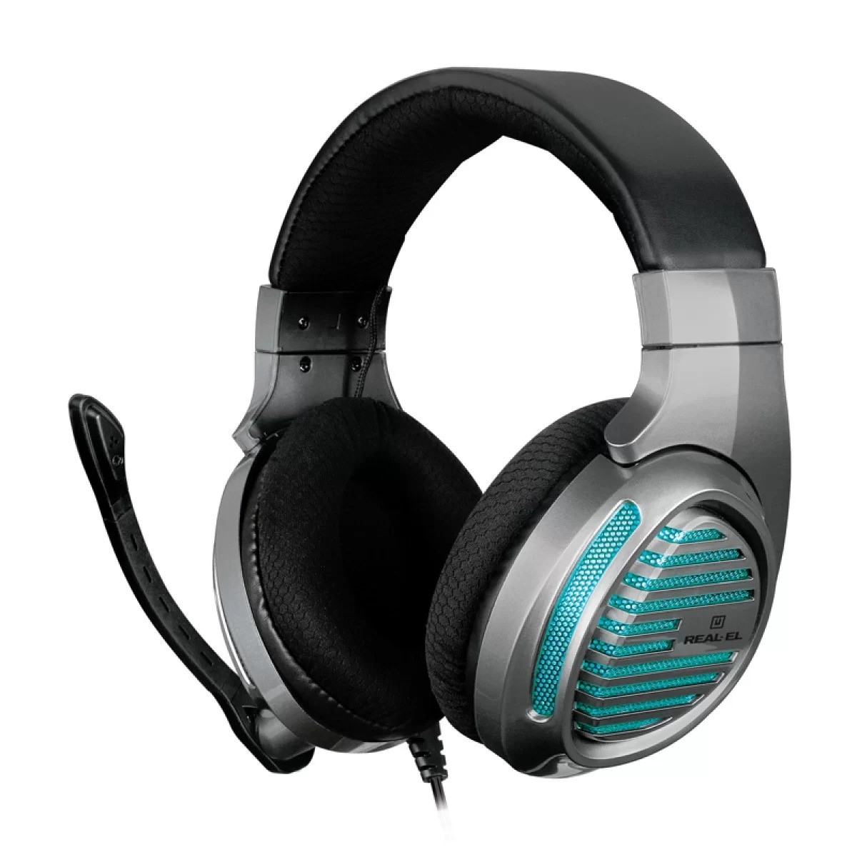 Гарнітура REAL-EL GDX-7670 GunMetal Сірий DS, фото 1