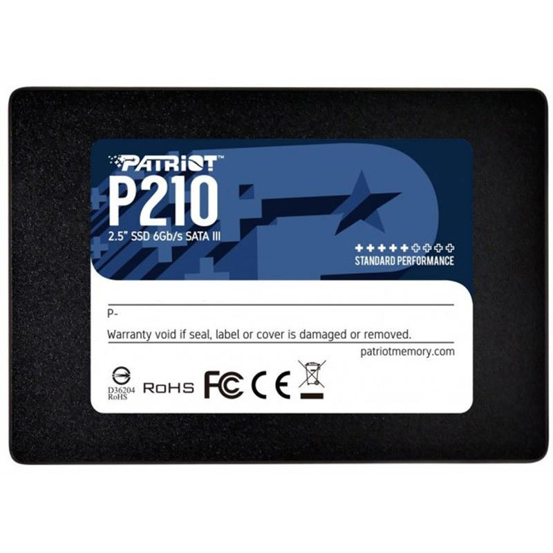 Накопичувач SSD 512 GB Patriot P210 2.5" SATAIII TLC (P210S512G25) 2.5" DS