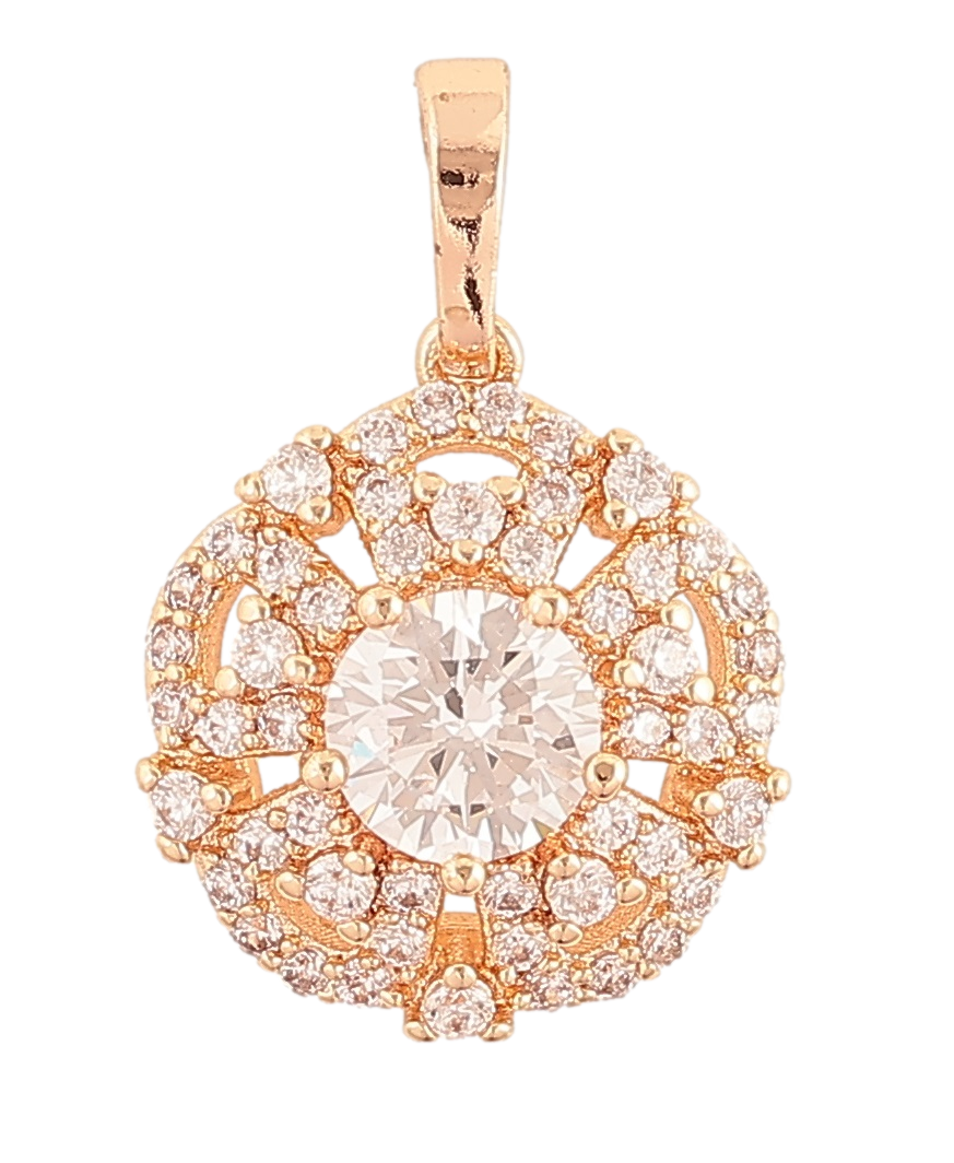 Кулон Xuping M&L Колір 18K "Кришталева квітка» для ланцюжка до 5мм, фото 1