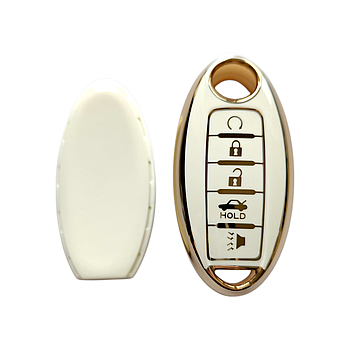 Чохол для ключа Nissan білий