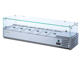 Вітрина холодильна для топінгу GoodFood GF-VRX1500/330-H6C