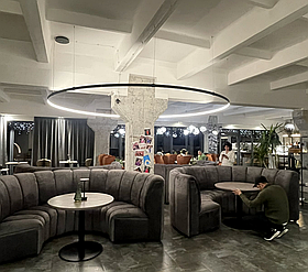 Круглий Підвісний алюмінієвий LED світильник Vela Salaris