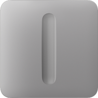 Ajax SoloButton (Dimmer) Fog-Кнопка для димерного вимикача