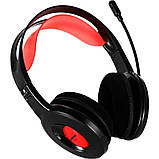 Гарнітура Somic Danyin DT-2112 Black/Red Чорний/Червоний DS, фото 3