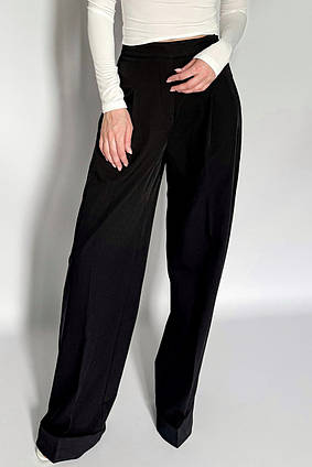 Штани палацо Класик Apmi чорний