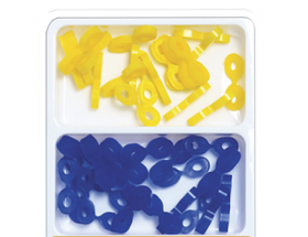 Набір кільцевих фіксаторів "Еластик" , 40шт