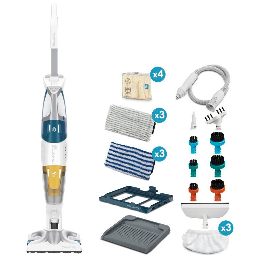 Миючий пилосос Rowenta RY8561WH білий, сріблястий DS, фото 1