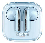 Bluetooth-Гарнітура Xiaomi Redmi Buds 6 Active Transparent Blue (BHR8394GL)_EU DS, фото 6