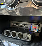 Автомобільний адаптер для заряджання смартфонів і планшетів 9в1 Розгалужувачі гнізда прикурювача, фото 4