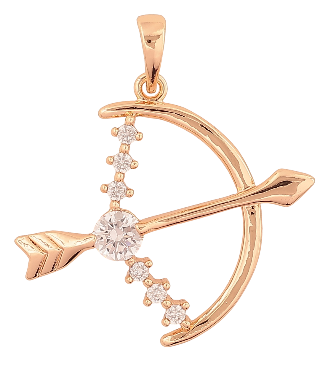 Кулон Xuping M&L Колір 18K "Лук» для ланцюжка до 6мм, фото 1