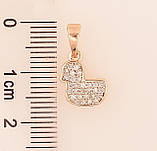 Кулон Xuping M&L Колір 18K "Каченя» для ланцюжка до 5мм, фото 2