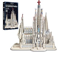 Металевий 3D-пазл Piececool HP360-WS Храм "La Sagrada Família" 450 деталей