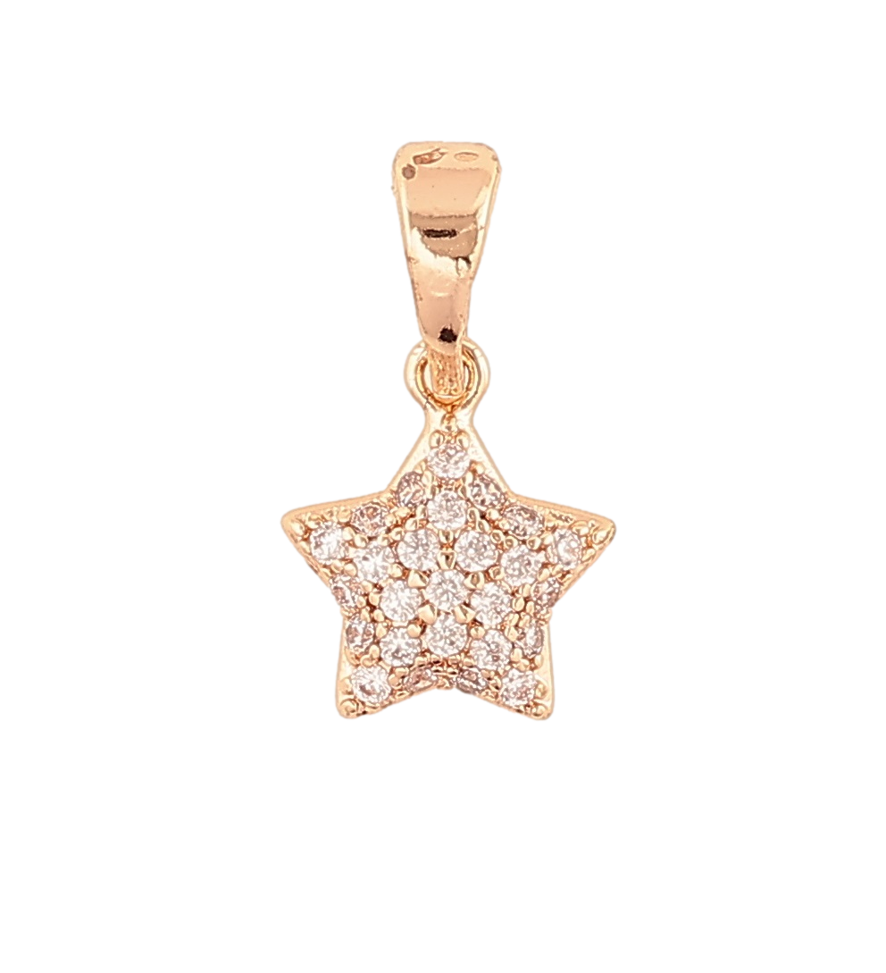 Кулон Xuping M&L Колір 18K "Зірочка з кристалами» для ланцюжка до 5мм, фото 1