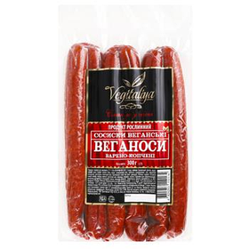 Сосиски Веганоси варено-копчені веганські ,Vegitaliya ,300г