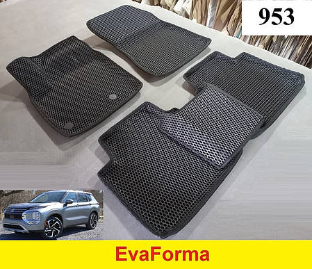 3D килимки EvaForma на Mitsubishi Outlander 4 '22-, 3D килимки EVA, фото 1