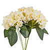 Букет гортензій, 5 бутонів, кремовий, 45 см ELISEY, фото 2