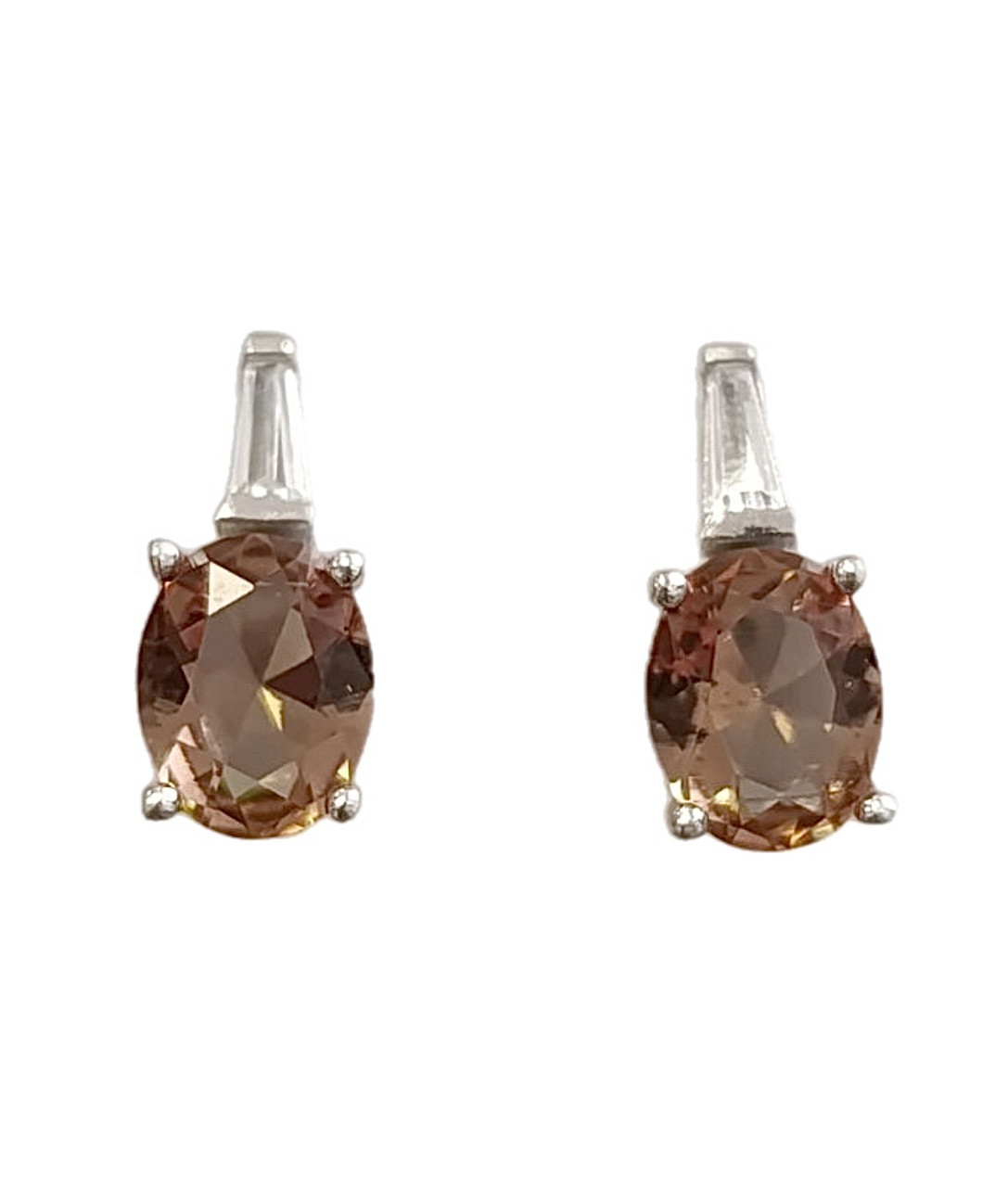 Сережки срібні з султанітом С1004-слт, фото 1